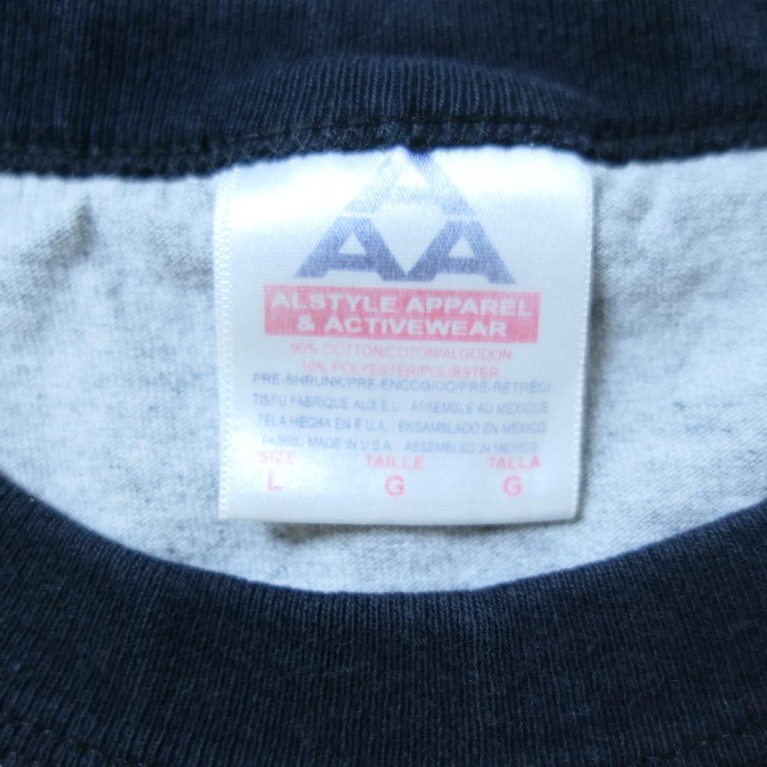 VINTAGE 90s L Message Tee -STOP READING MY SHIRT-