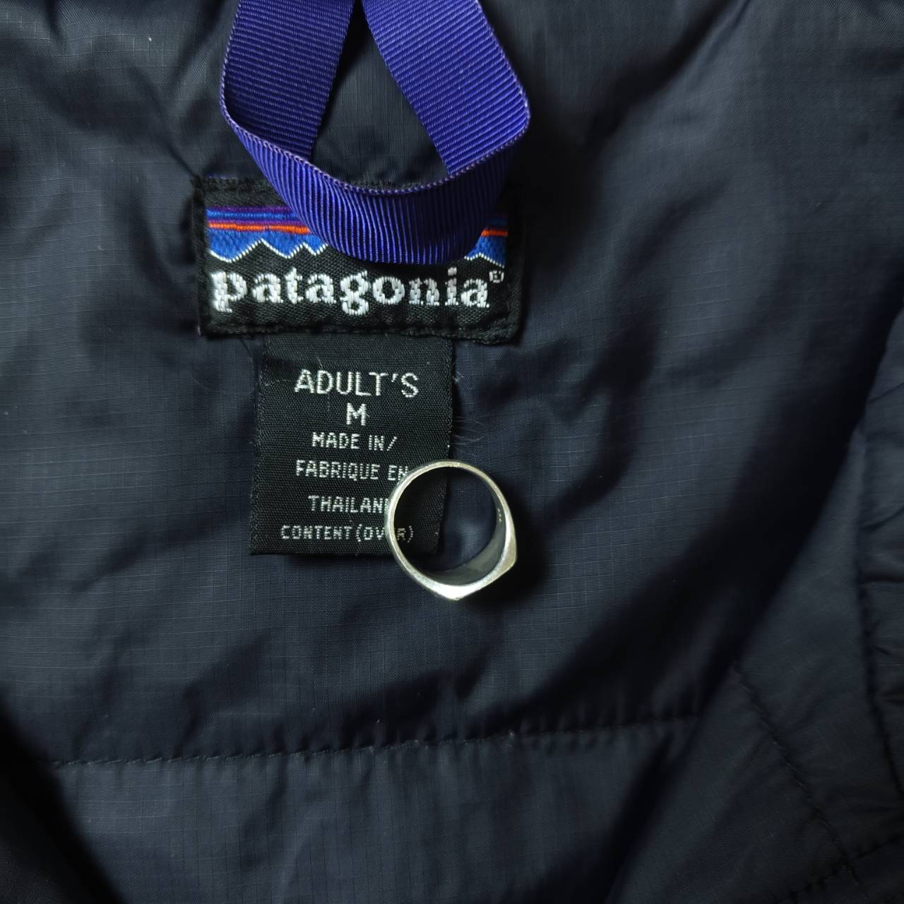 VINTAGE 00s L-XL "Puffball" Halfzip Inner Cotton Jacket -Patagonia-