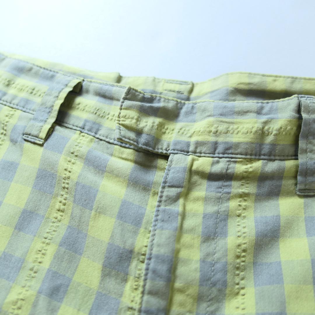 USED 31inch Check Patterned Half Pants -Patagonia-