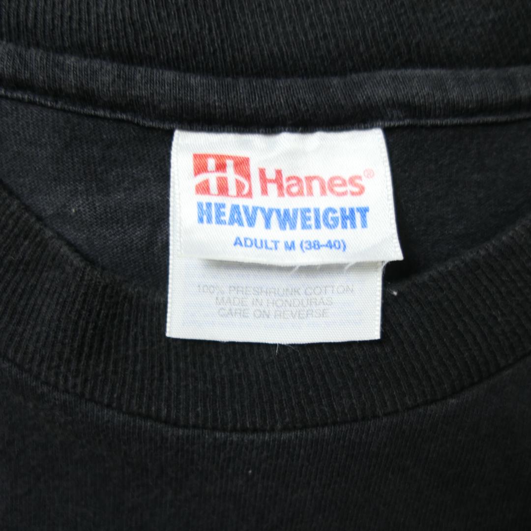 VINTAGE 90s M-L Logo Tee -Hanes-