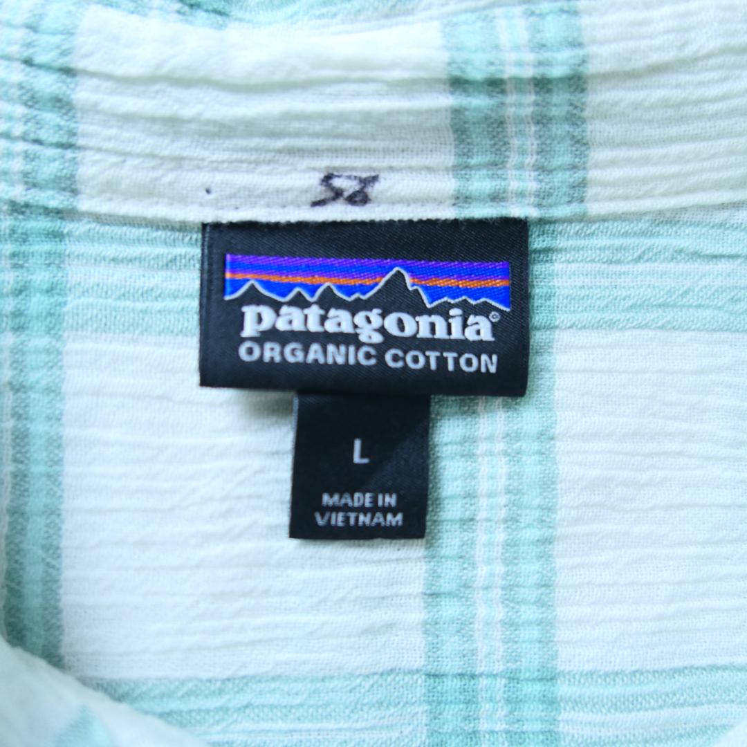 USED L Half Sleeve A/C Shirt -Patagonia-
