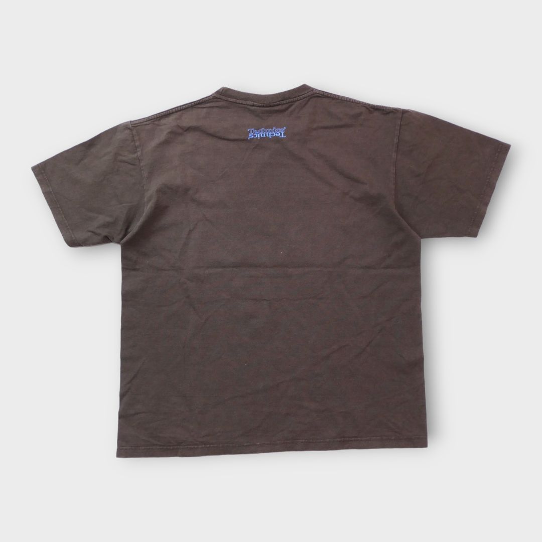 VINTAGE 90s L Promotion Tee "Mahatma Gandhi" -Technics-