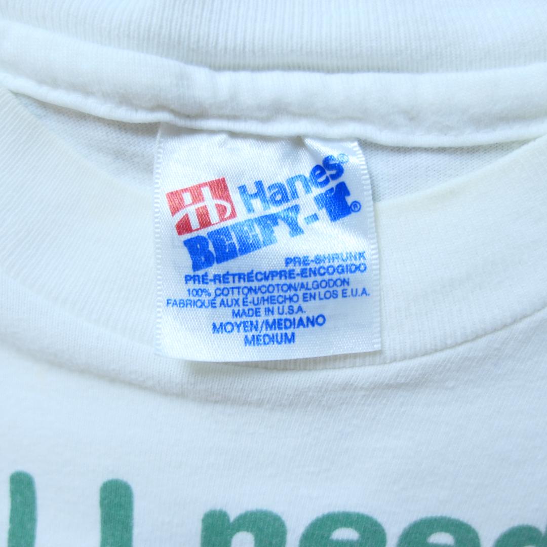 VINTAGE 90s M Animal Tee "PIG" -PORTAL PUBLICATIONS-