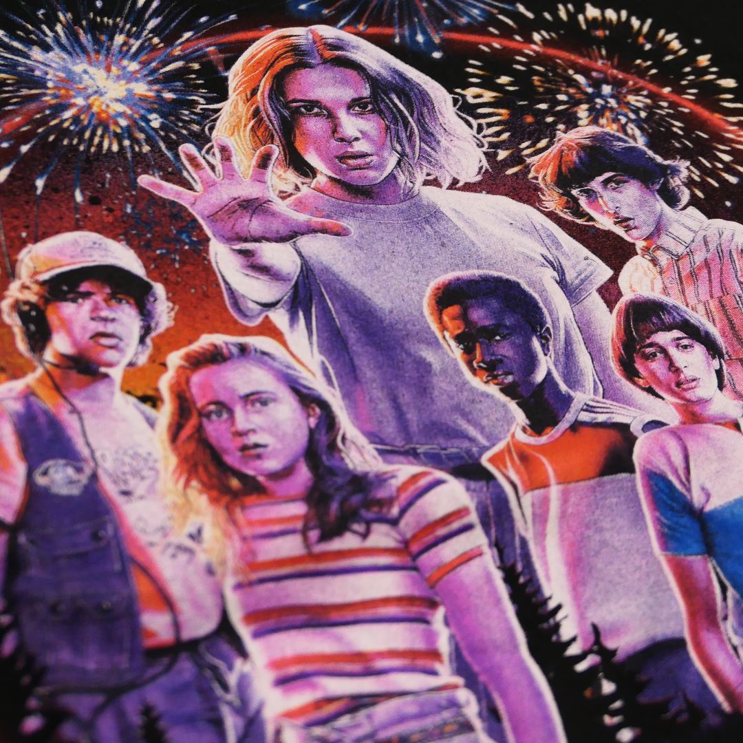 USED XL TV Drama Tee -STRANGER THINGS-