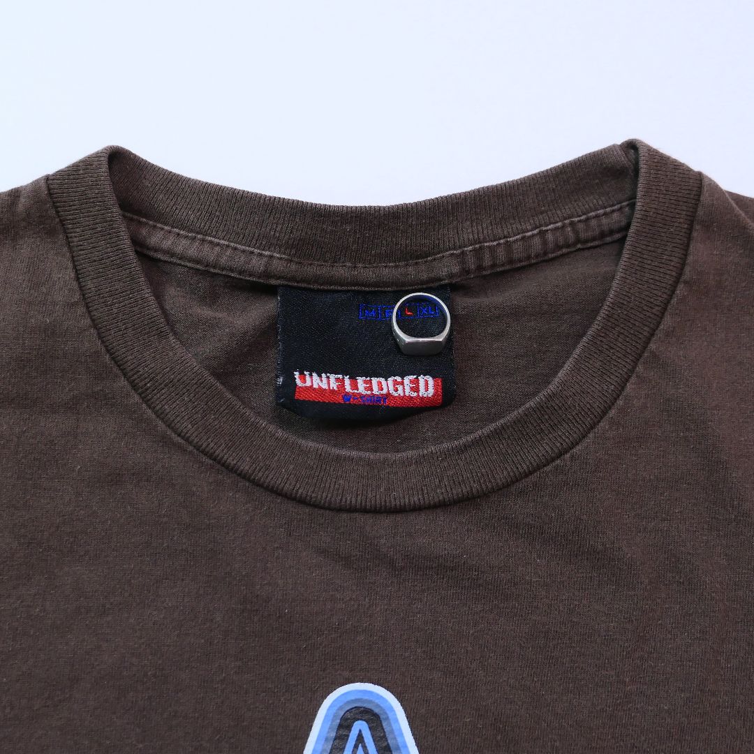 VINTAGE 90s L Promotion Tee "Mahatma Gandhi" -Technics-