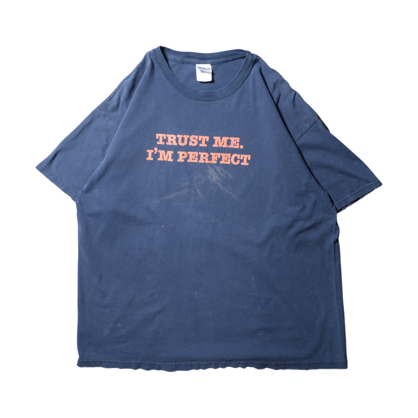 00s Message Tee "TRUST ME. I'M PERFECT"