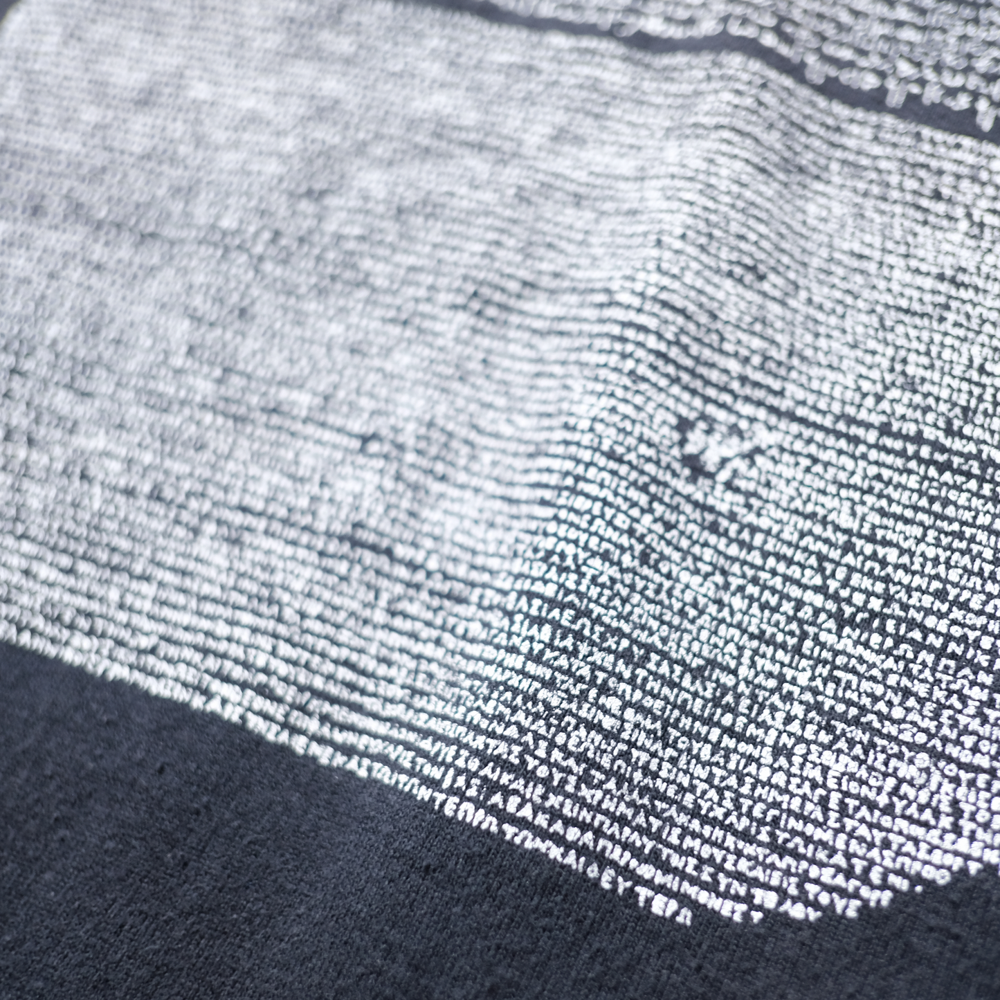 90s-00s Art Tee "Rosetta Stone" -The British Museum-