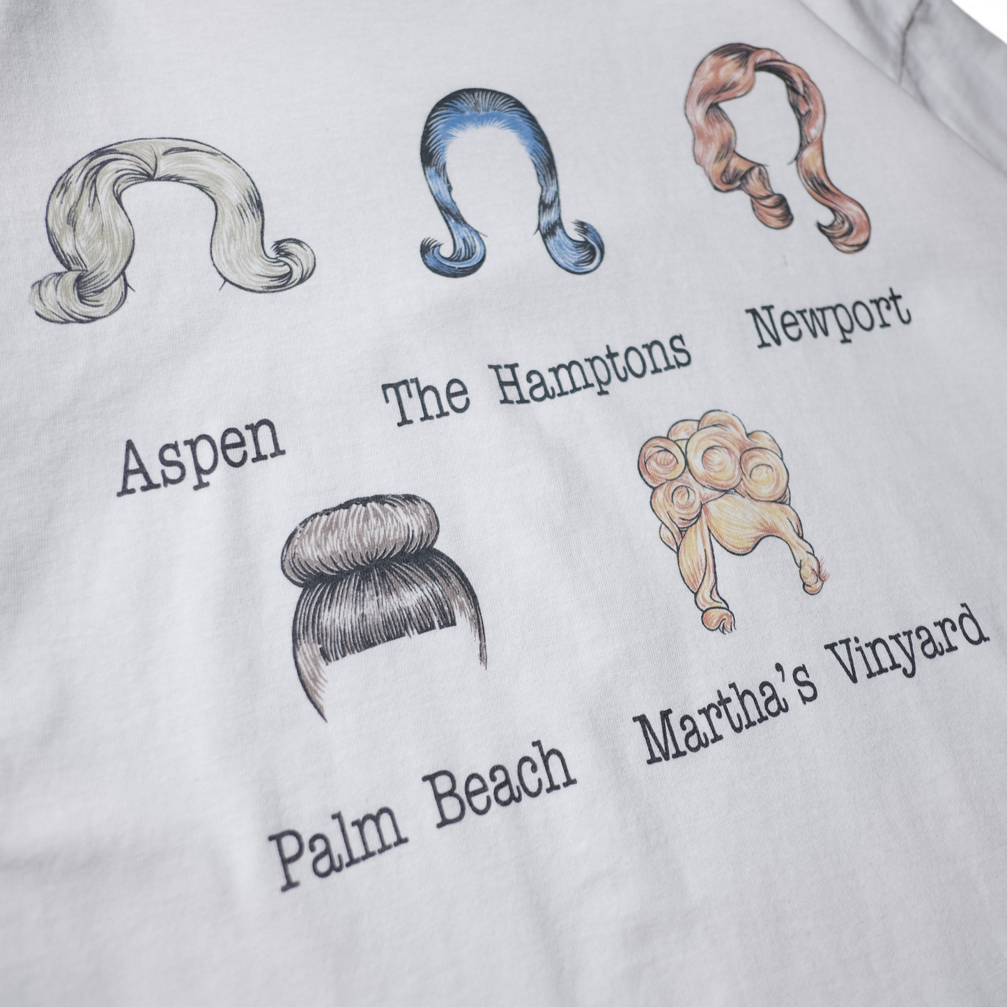 90s Hair Style List Tee -JOE BOXER-
