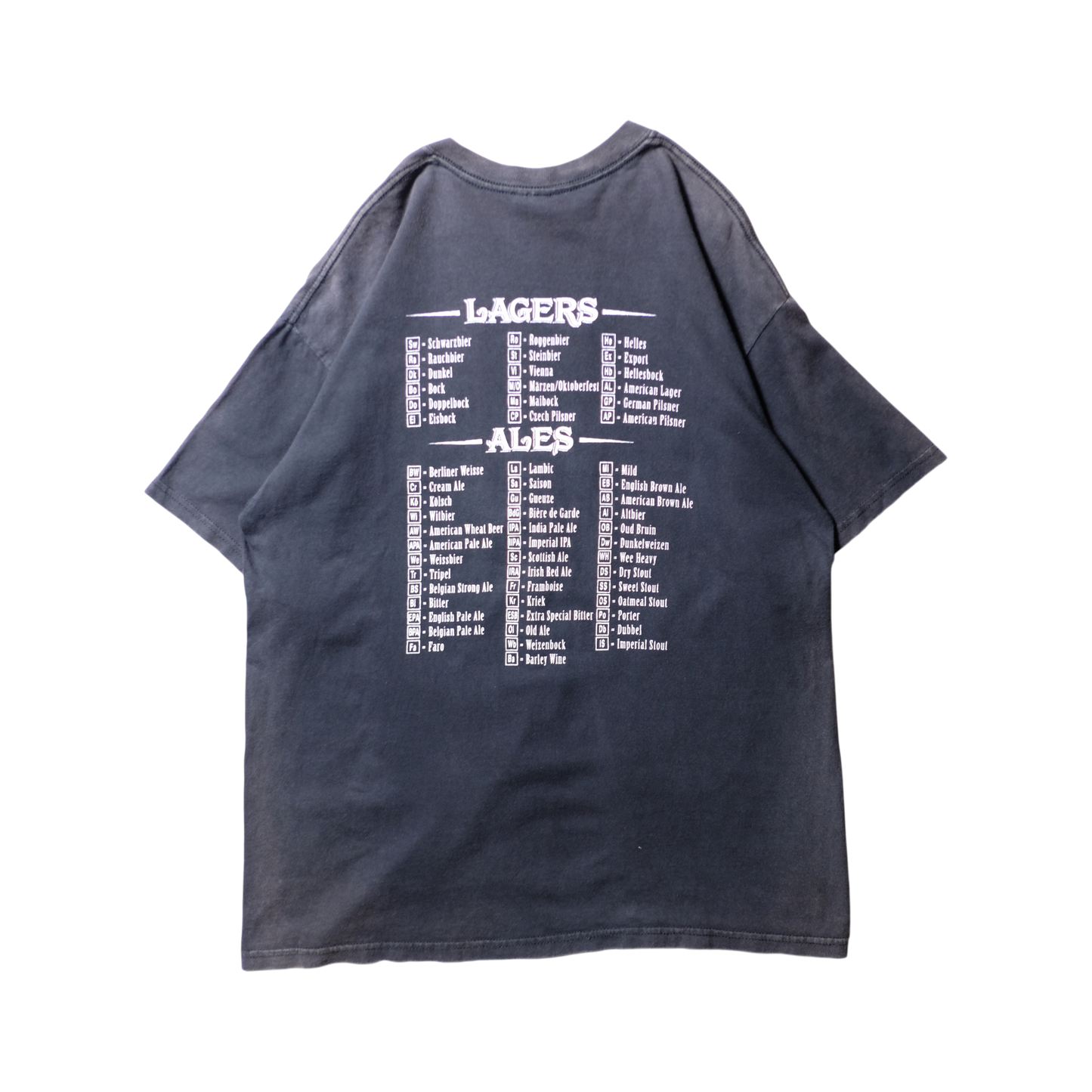 90s-00s Parody Tee "Beeriodic Table" ⠀⠀