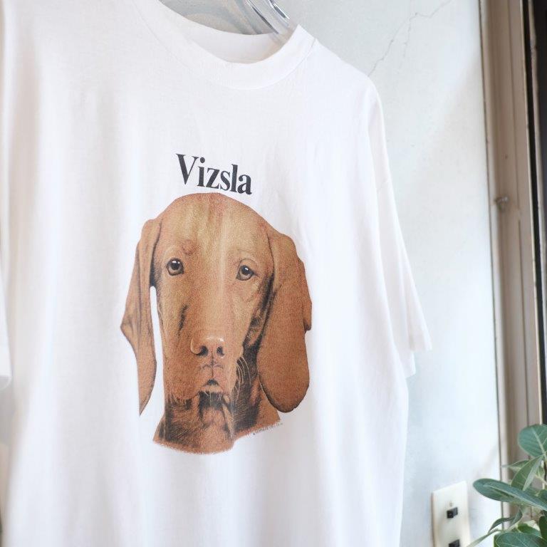 90s Dog Tee "Vizsla" -TELETREND COLS-⠀