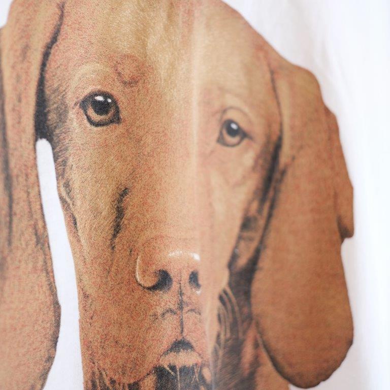 90s Dog Tee "Vizsla" -TELETREND COLS-⠀
