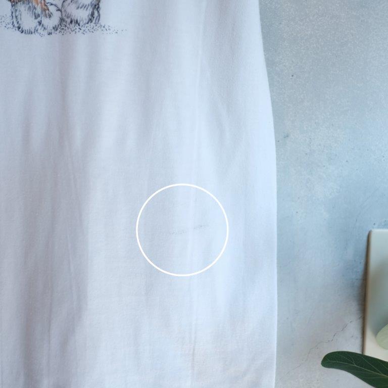 90s-00s Dog Art Tee -©trans tech-