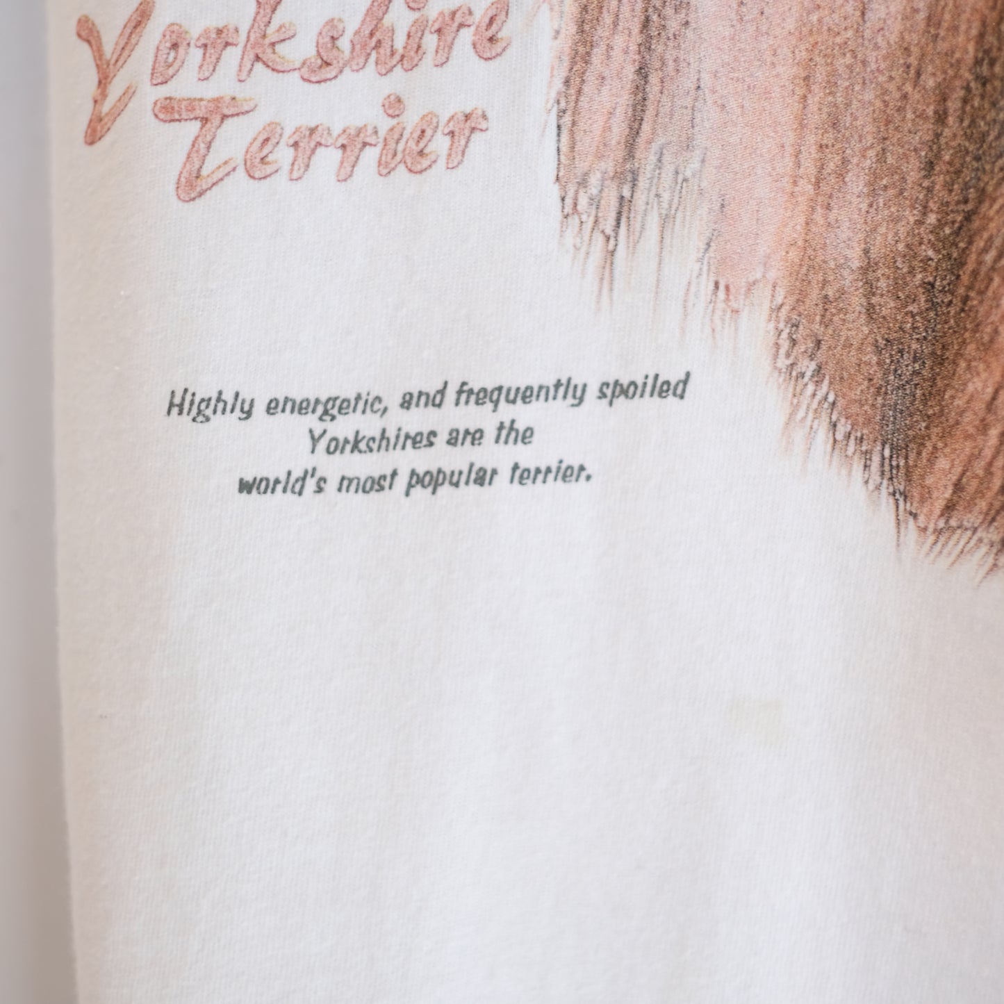 90s Dog Tee "Yorkshire Terrier"