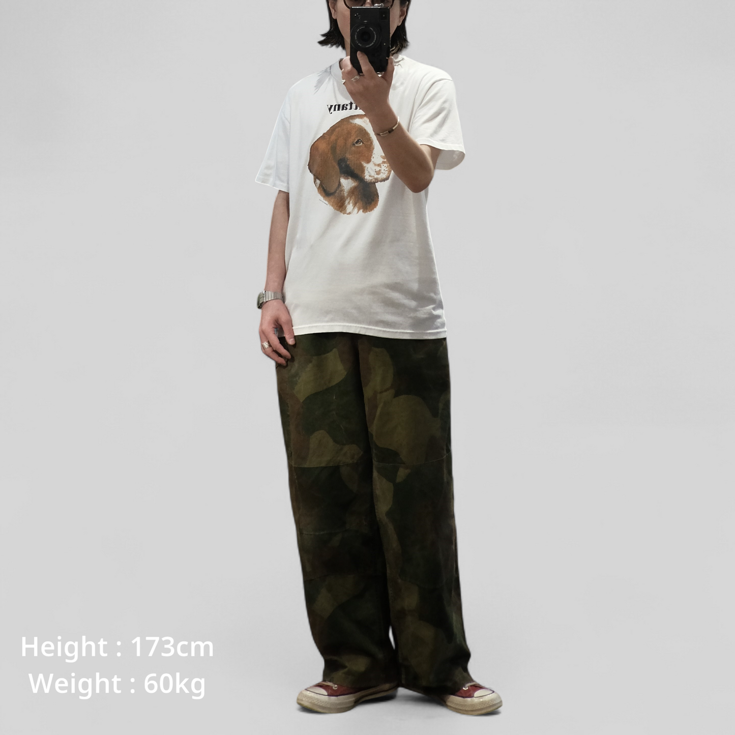 90s Dog Tee "Brittany" -TELETREND COLS-