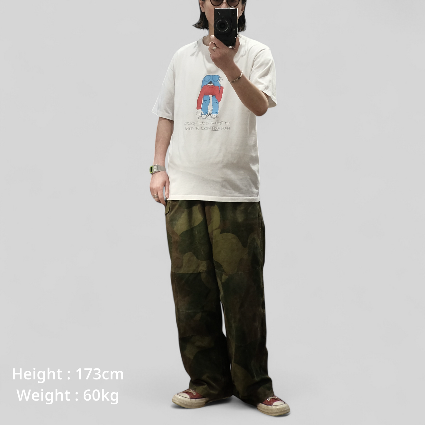 90s "変な" Message Tee