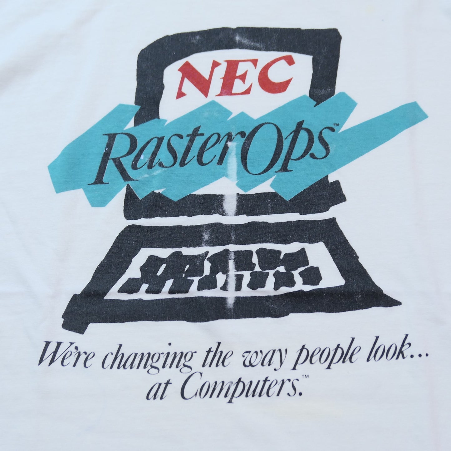 VINTAGE 90s XL Promotion Tee -NEC-