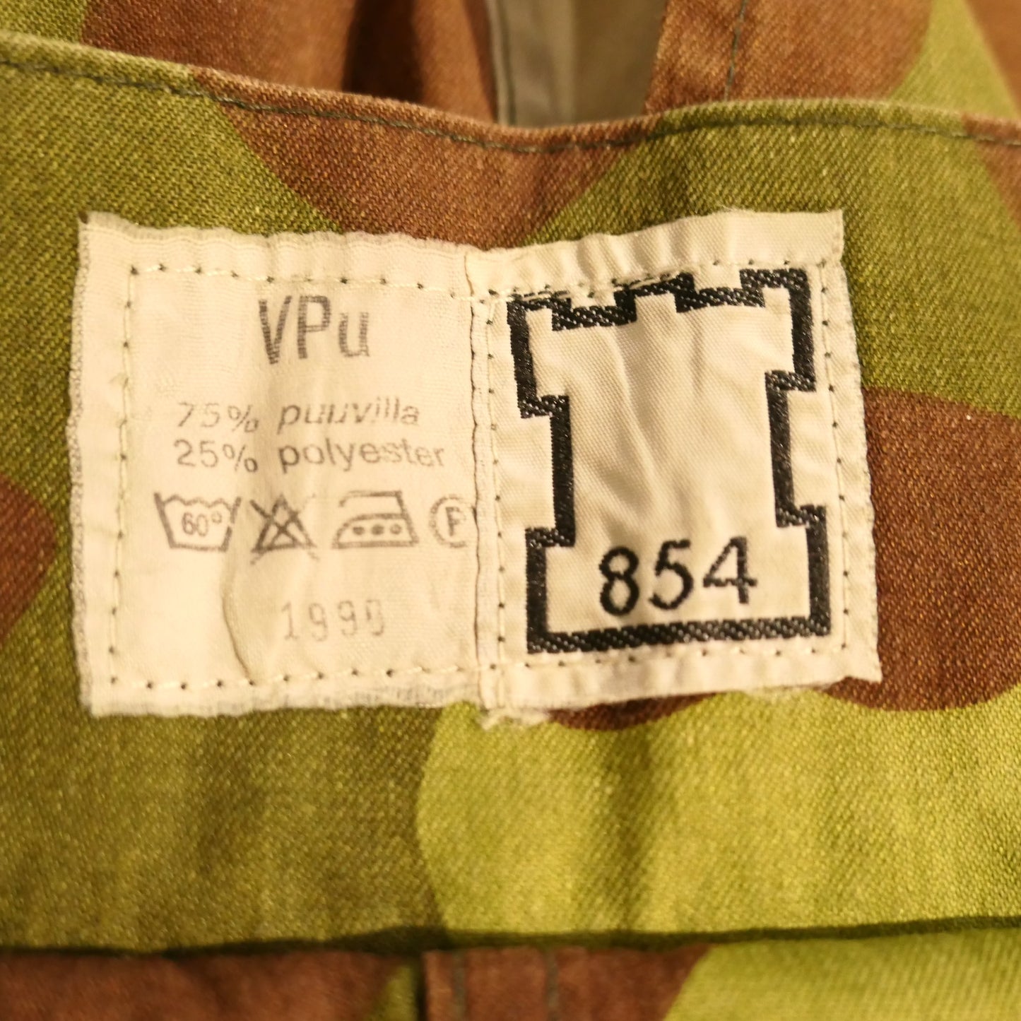 VINTAGE 90s L-XL M-62 Reversible Over Pants -Finnish Army-