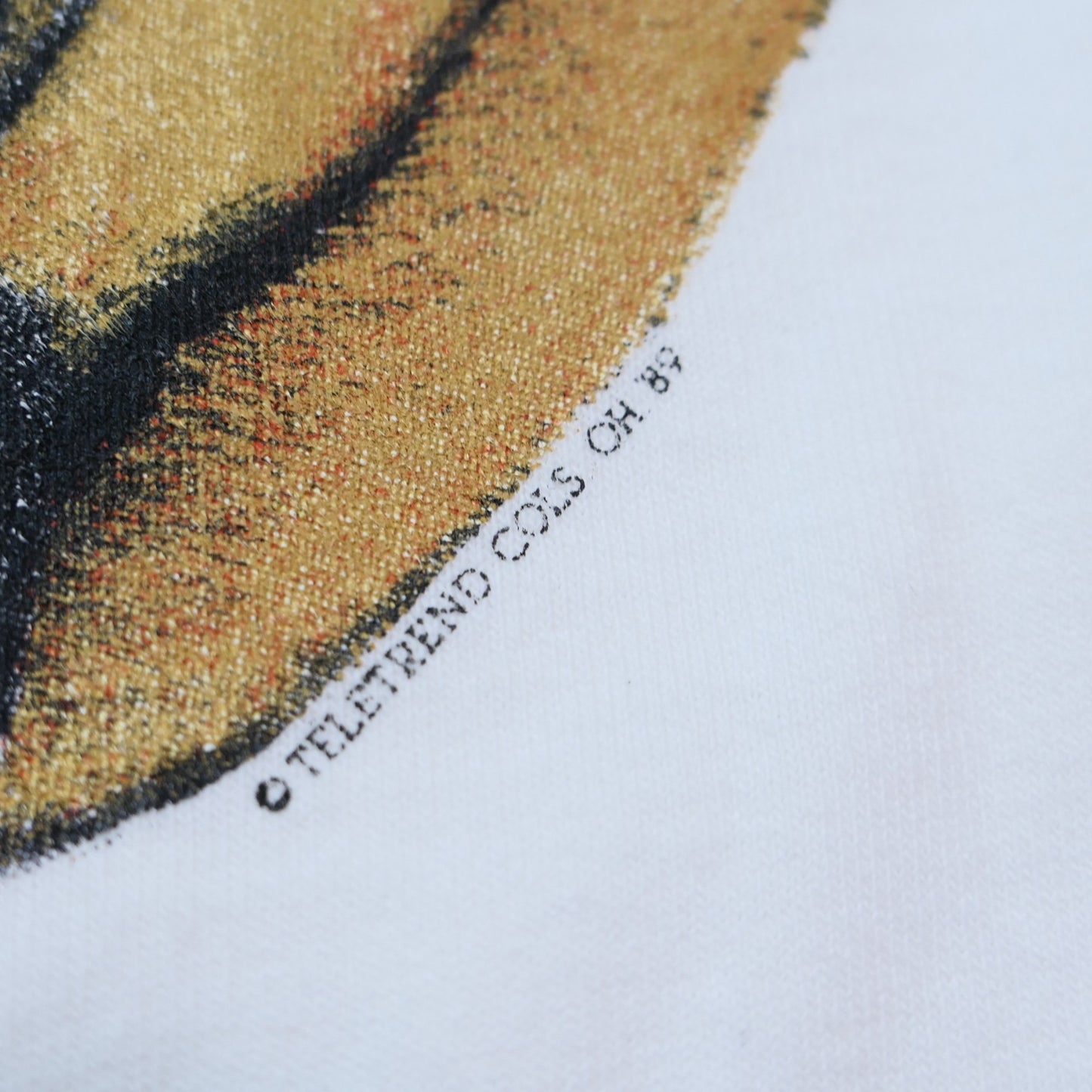 VINTAGE 90s XL Dog Face Tee "Boxer" -TELETREND COLS-