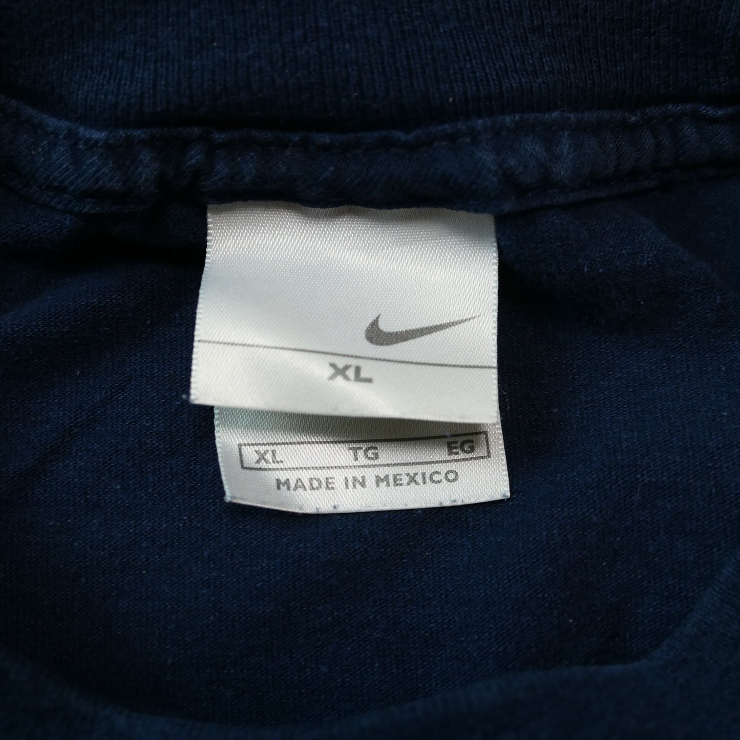 VINTAGE 00s XL L/S Logo Tee -NIKE-