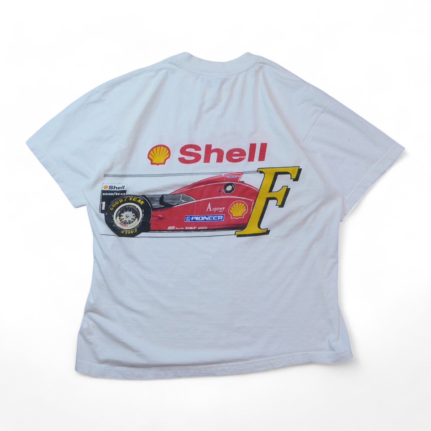 VINTAGE 90s L Promotion Tee "F1" -Ferrari×Shell-
