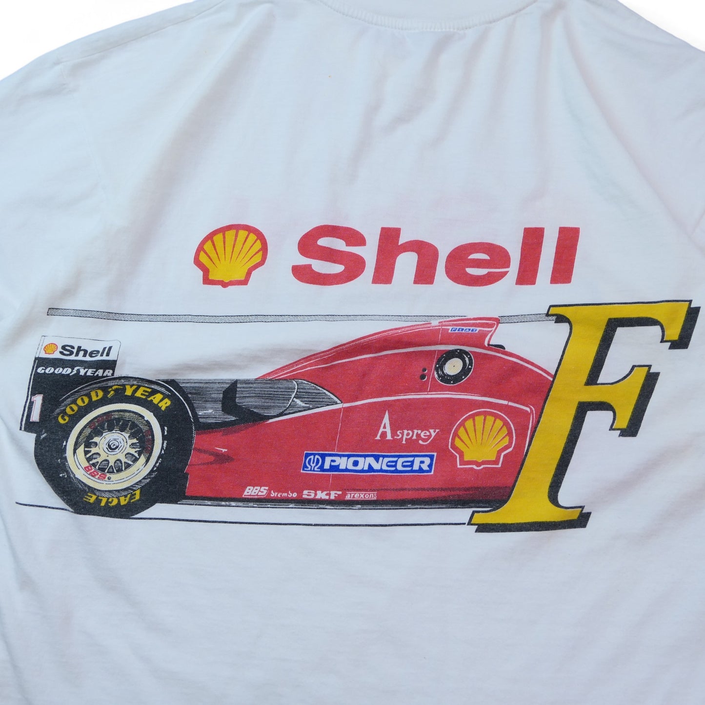 VINTAGE 90s L Promotion Tee "F1" -Ferrari×Shell-