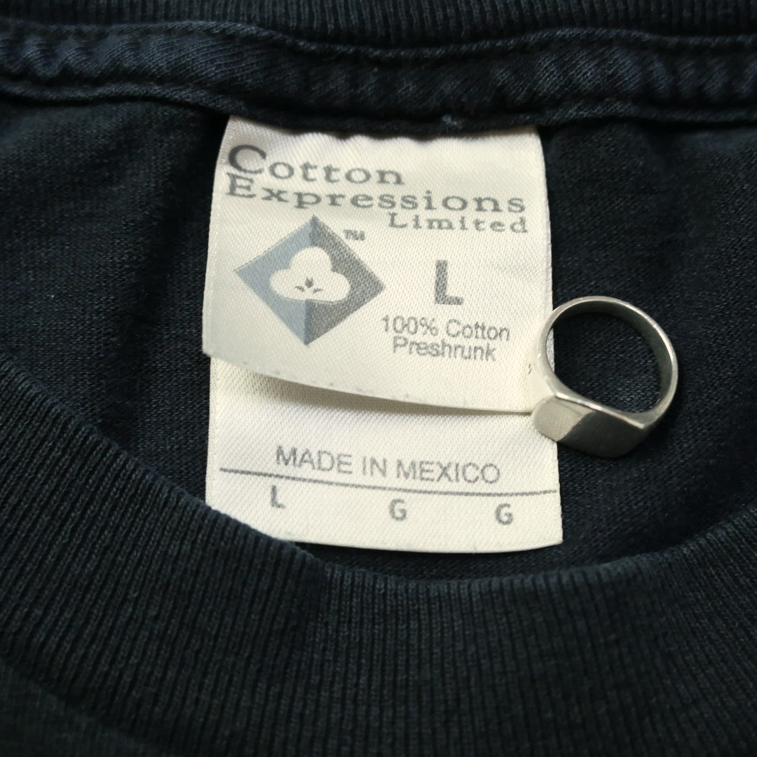 VINTAGE 90s L Face Print Tee -Albert Einstein-