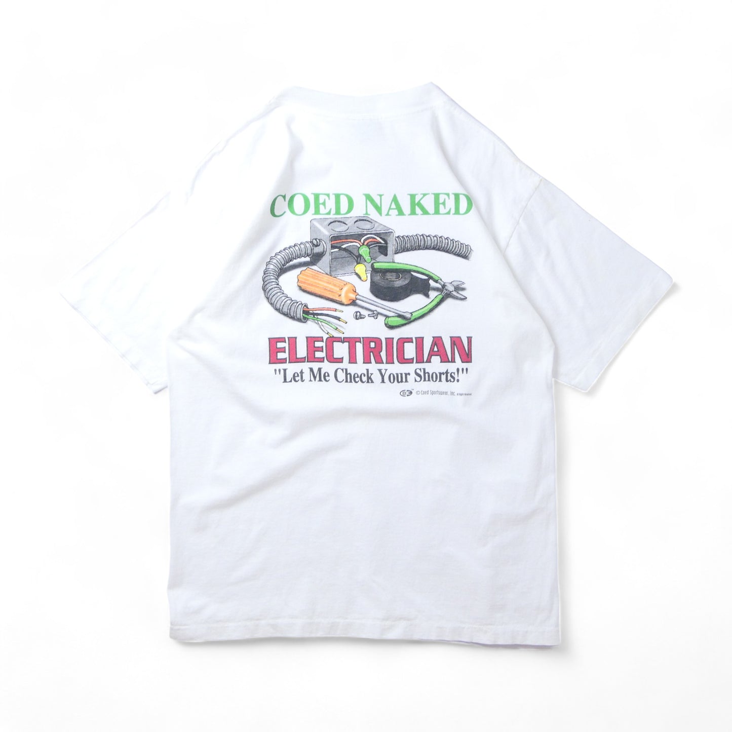 VINTAGE 90s XL Promotion Tee -COED NAKED-