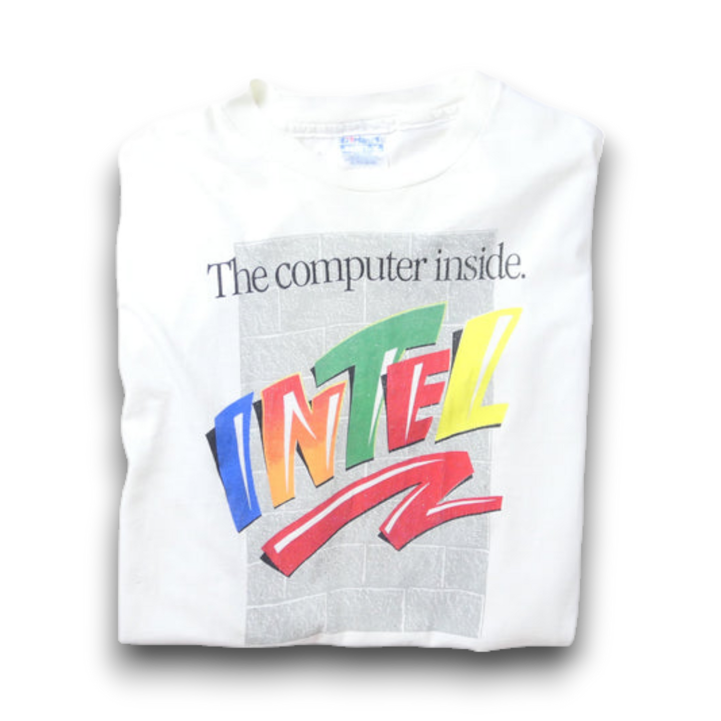 VINTAGE 80-90s XL Promotion Tee -INTEL-