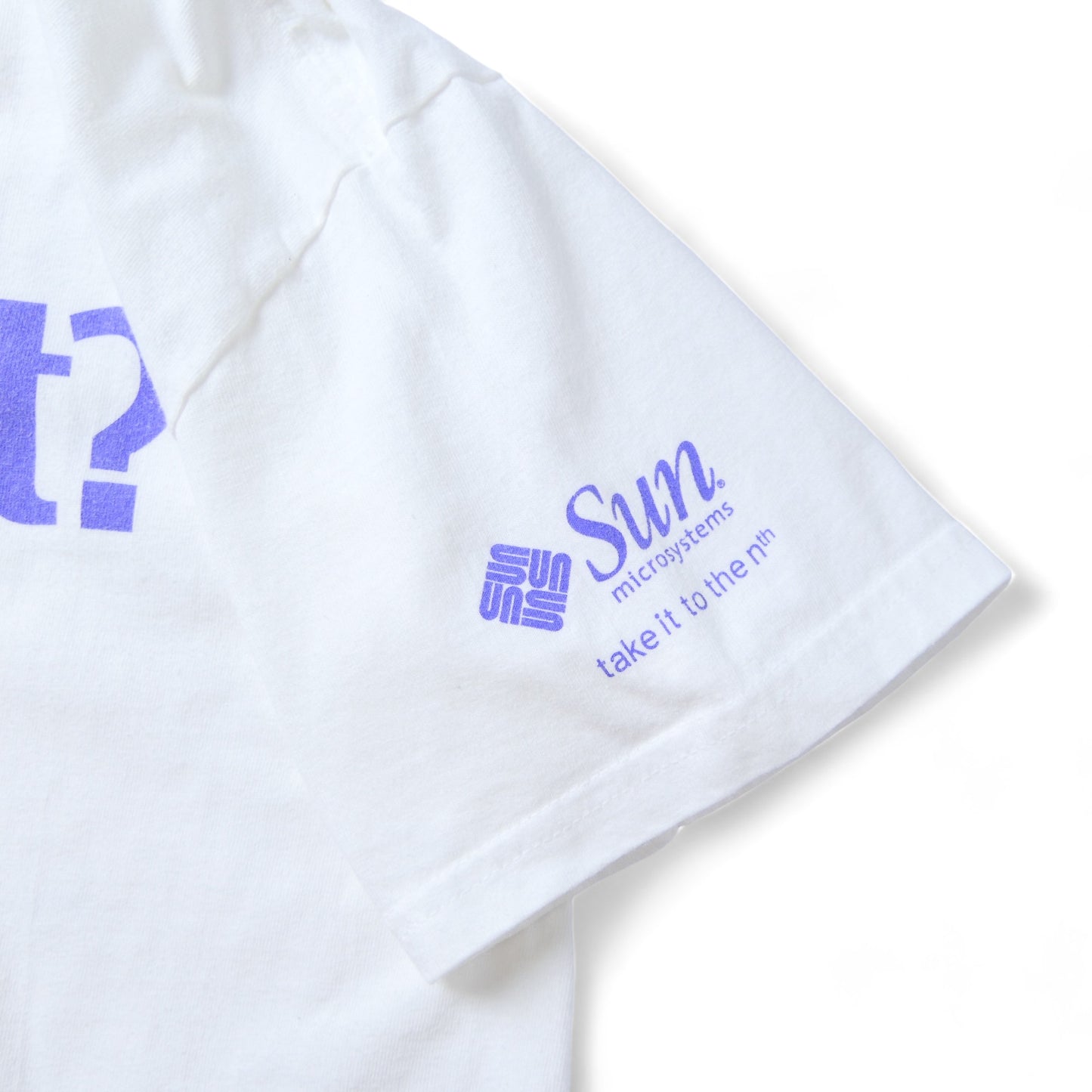 VINTAGE 90-00s M-L Promotion Tee "got script?" -Sun microsystems-