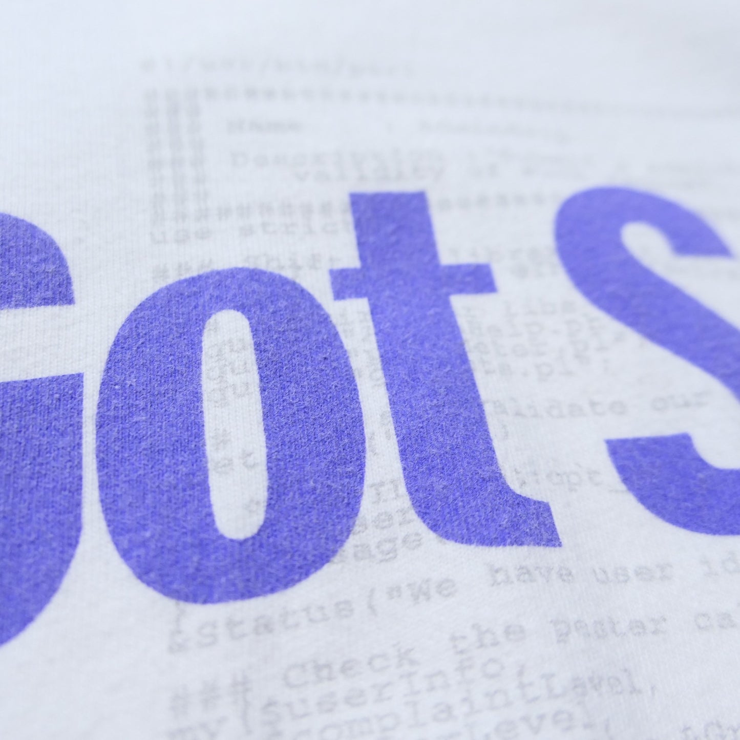 VINTAGE 90-00s M-L Promotion Tee "got script?" -Sun microsystems-