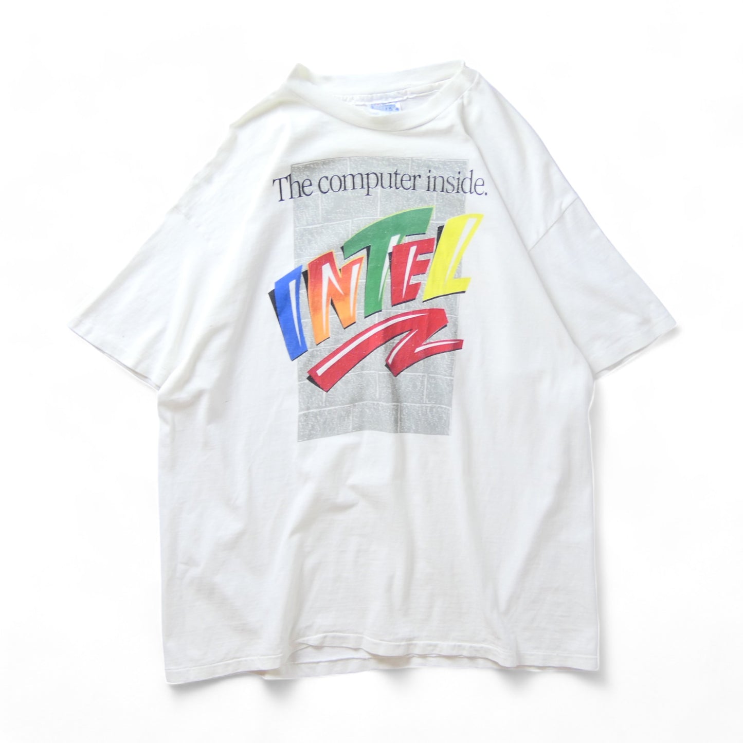 VINTAGE 80-90s XL Promotion Tee -INTEL-