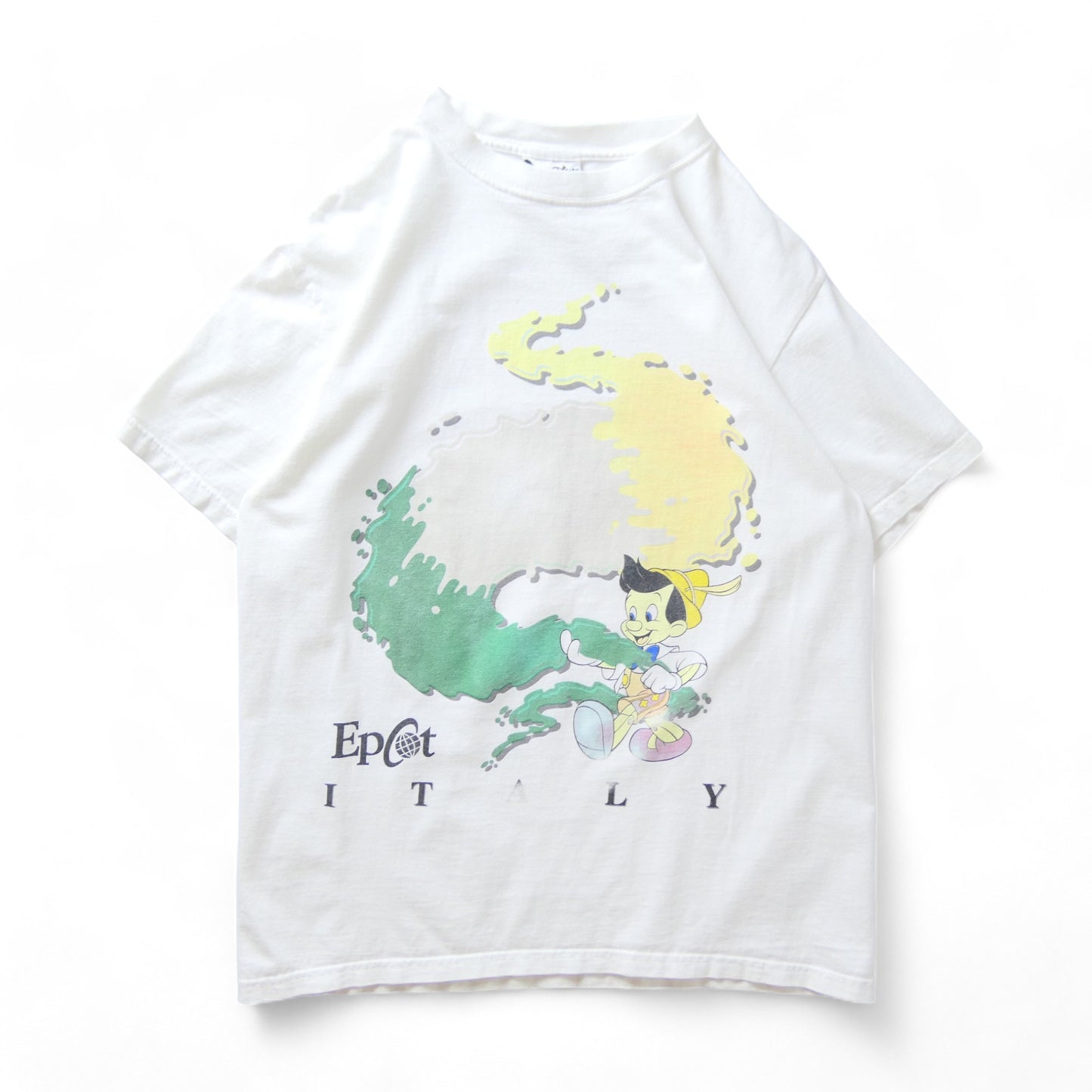 VINTAGE 90-00s M-L Character Tee "Pinocchio" -Disney-