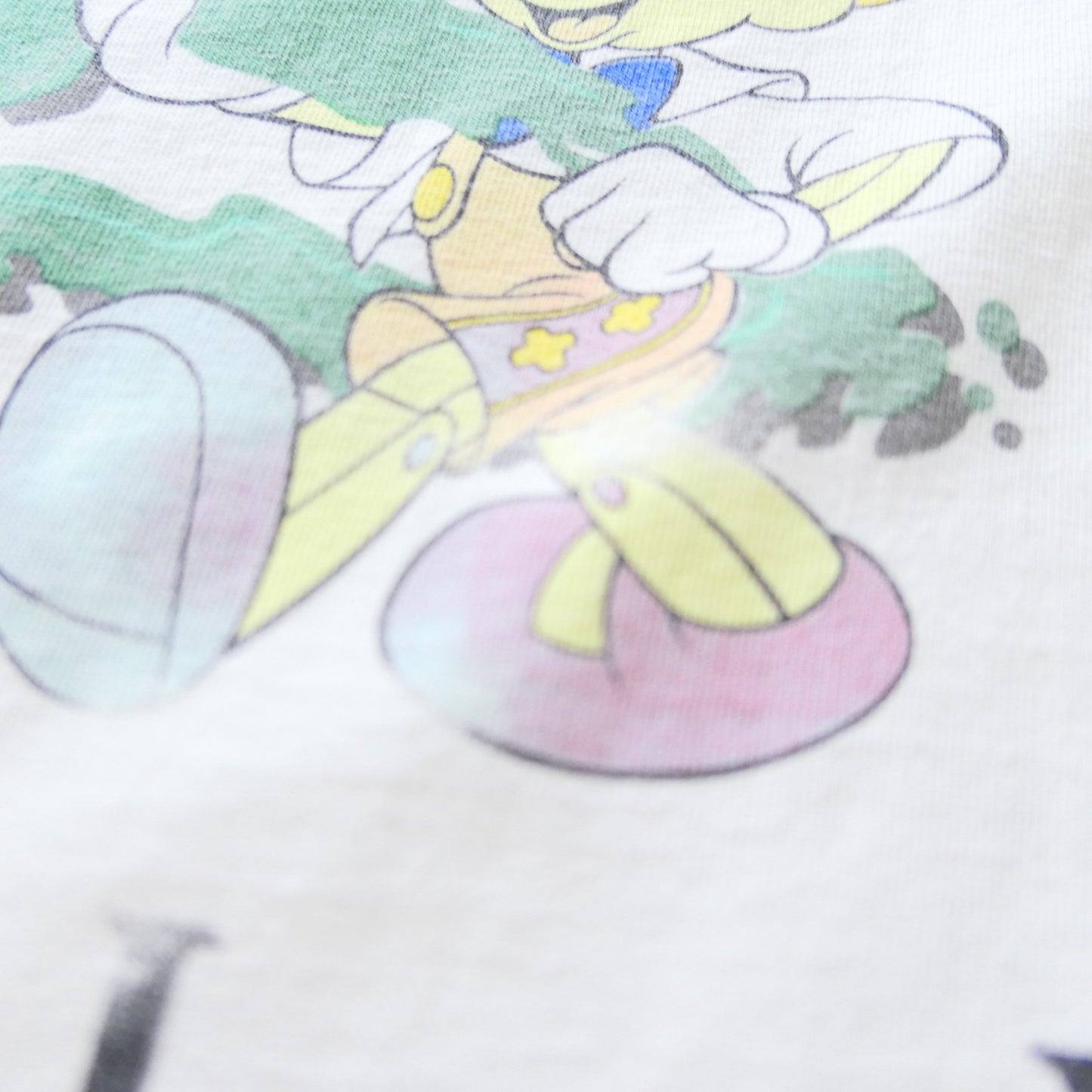 VINTAGE 90-00s M-L Character Tee "Pinocchio" -Disney-