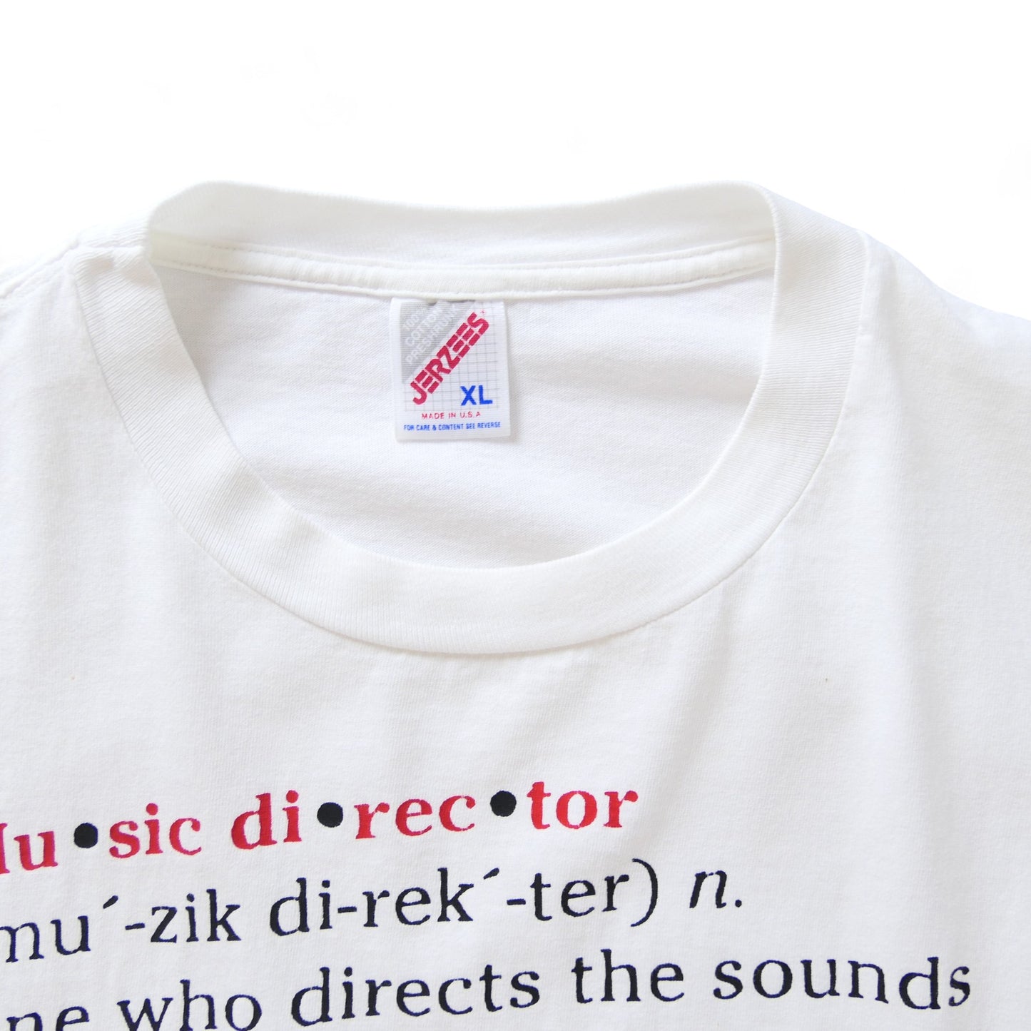VINTAGE 90s XL Dictionary Tee -Musicdirecter-