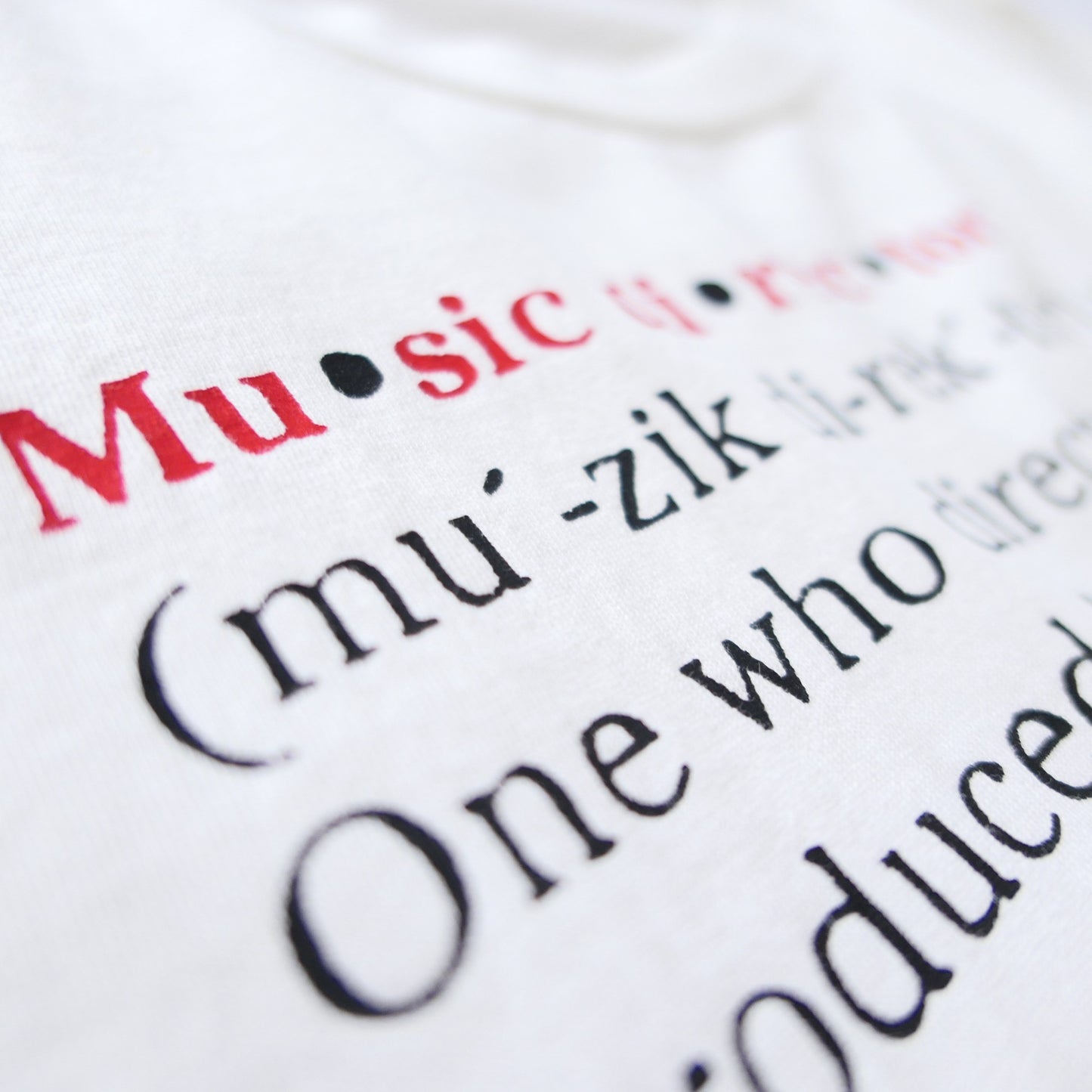 VINTAGE 90s XL Dictionary Tee -Musicdirecter-