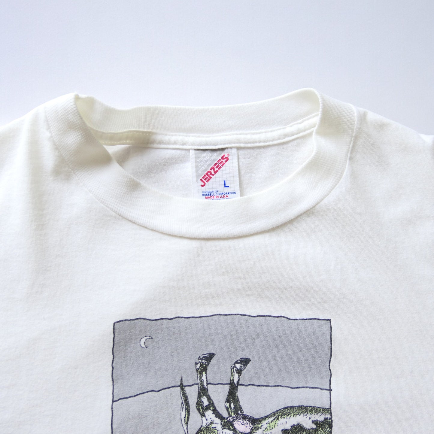 VINTAGE 90s L-XL Art Tee -Shoebox greetings-