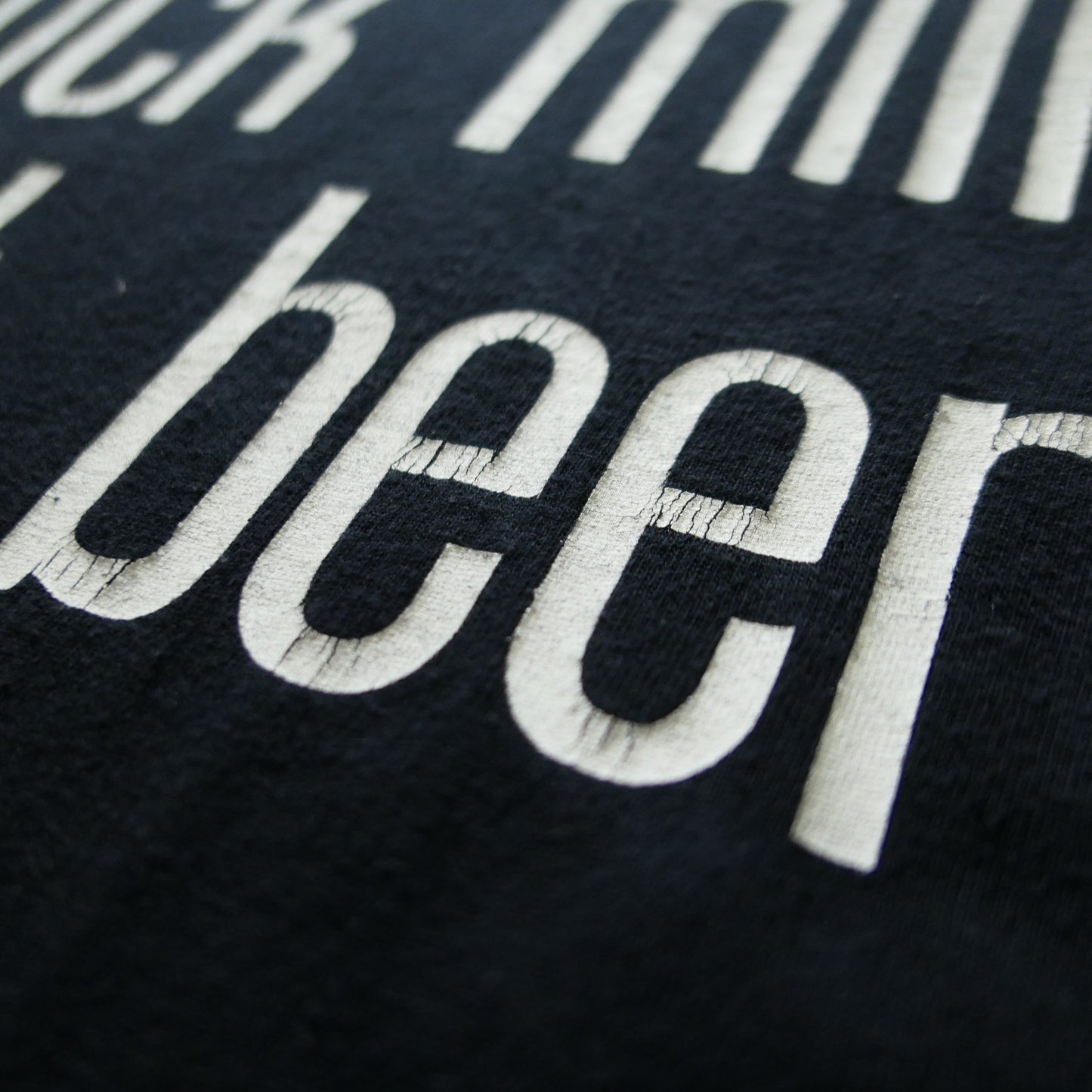 VINTAGE 90-00s M-L "got milk?" Palody Tee -got beer?-