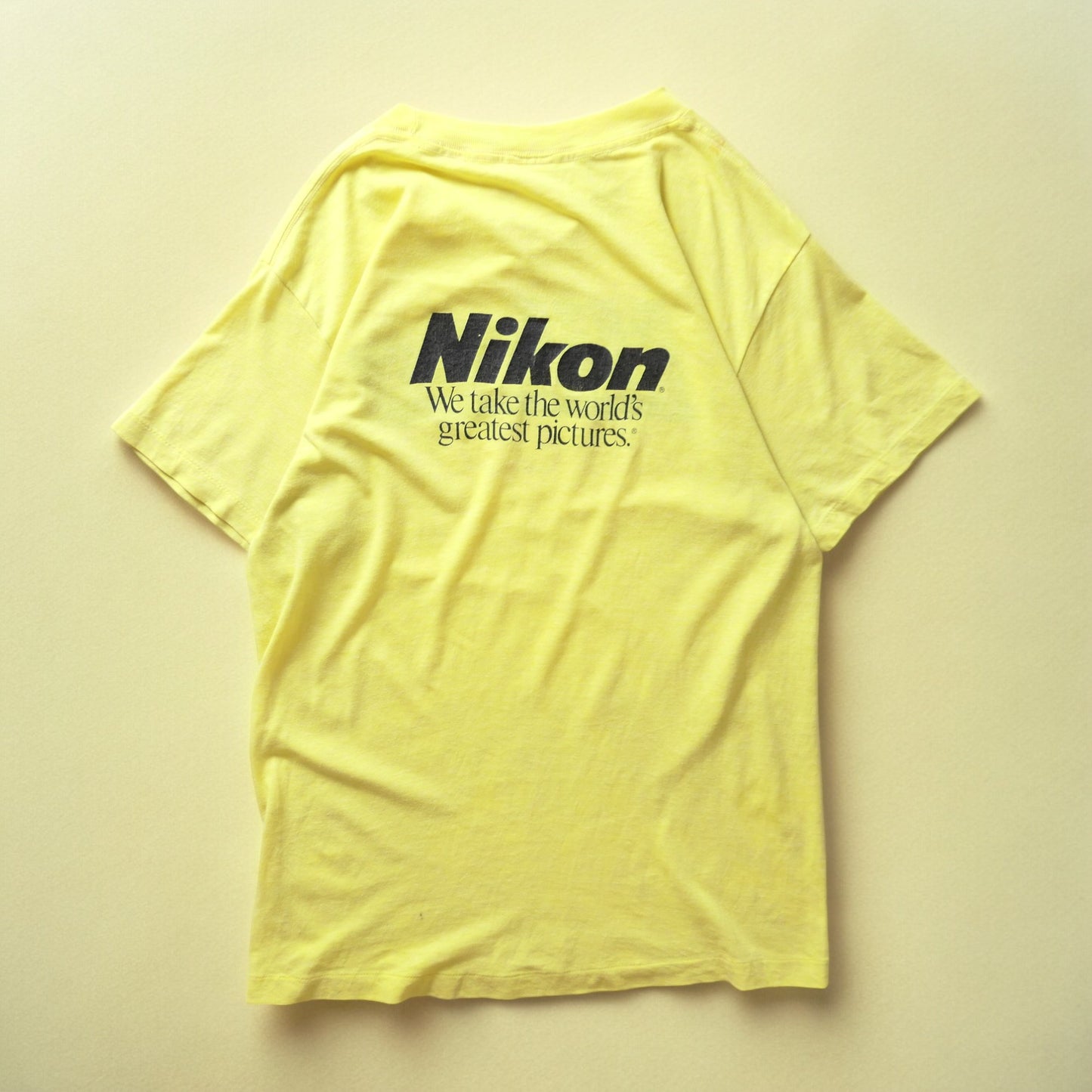 VINTAGE 80-90s M-L Promotion Tee -Nikon-