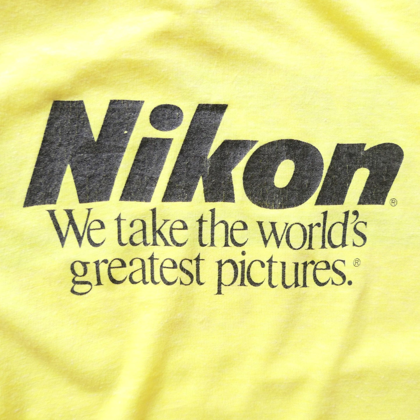 VINTAGE 80-90s M-L Promotion Tee -Nikon-