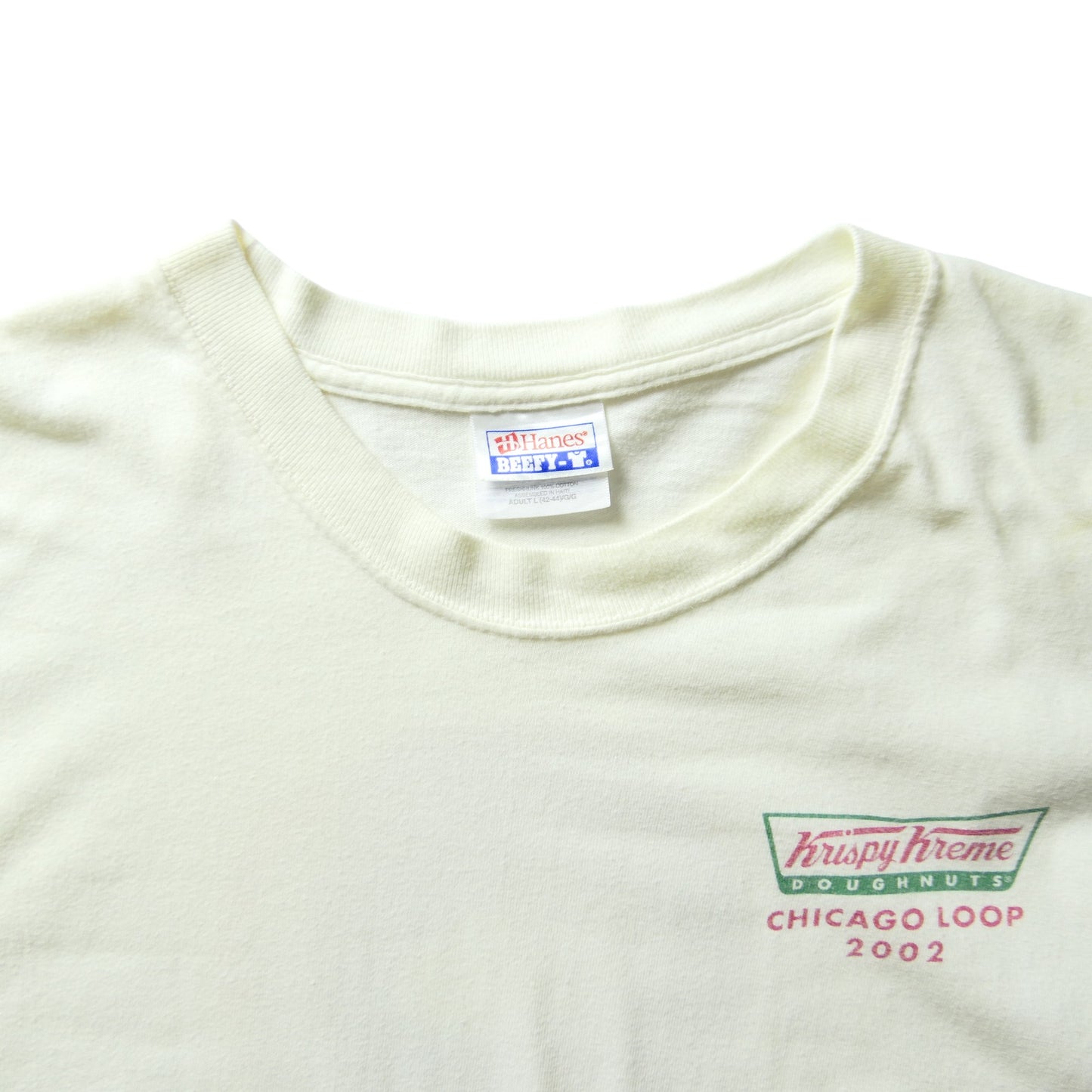 VINTAGE 00s L Promotion Tee -Krispy Kreme Donatus-