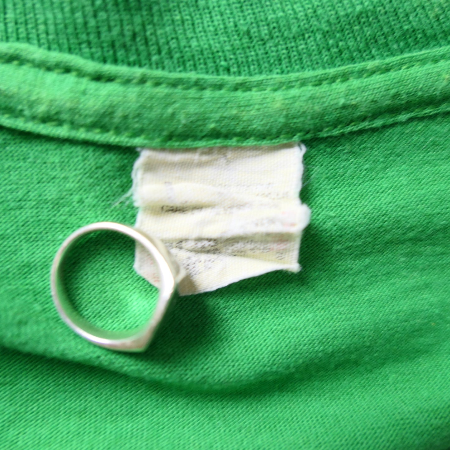 VINTAGE 90s L Message Tee -JUST SAY NO-