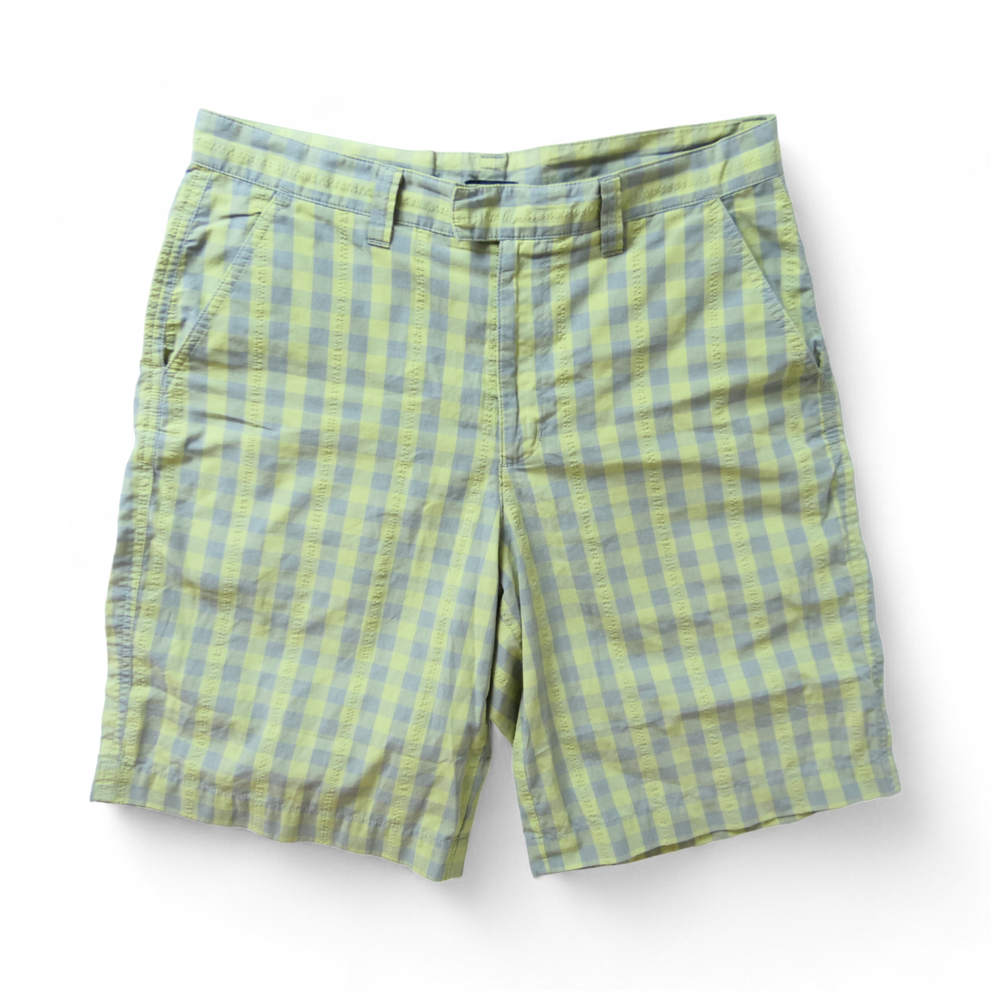 USED 31inch Check Patterned Half Pants -Patagonia-