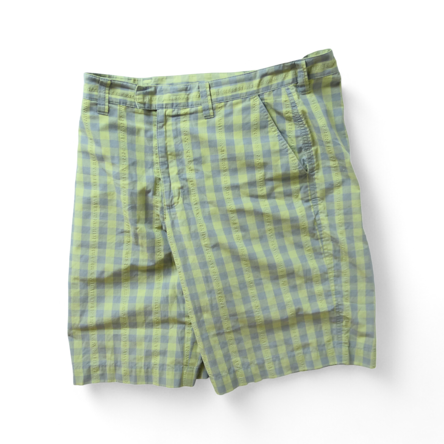 USED 31inch Check Patterned Half Pants -Patagonia-