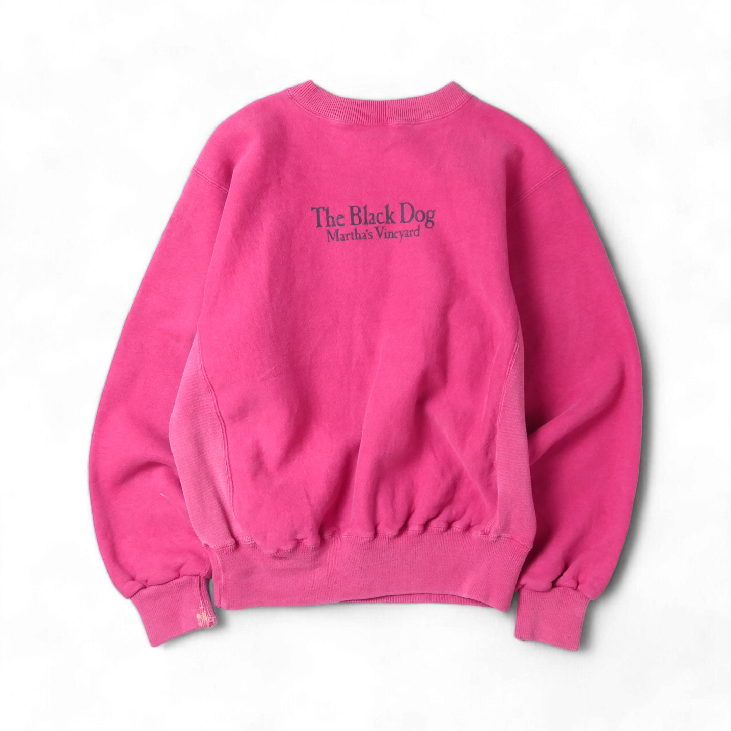 VINTAGE 90s S Dog Print Sweat -The Black Dog-