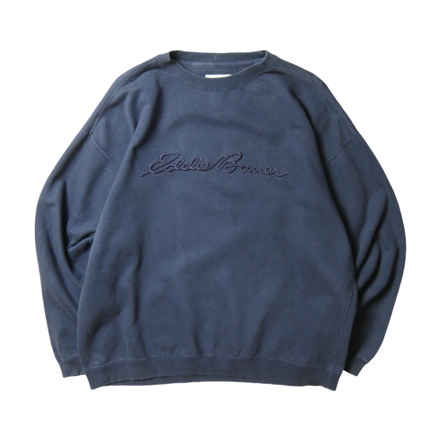 VINTAGE 90-00s L-XL Logo Sweat -Eddie Bauer-