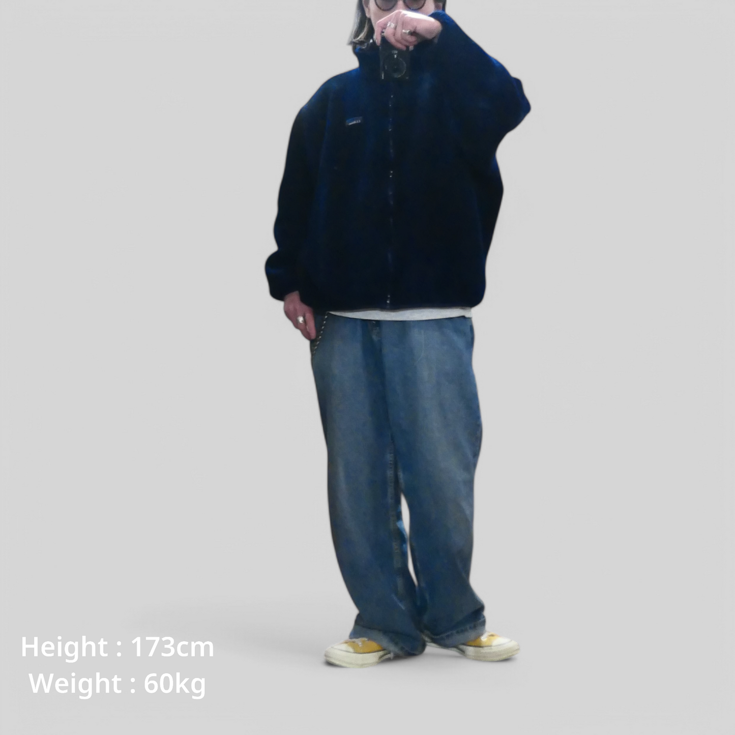 VINTAGE 90s L-XL Fullzip Fleece Jacket -L.L.Bean-