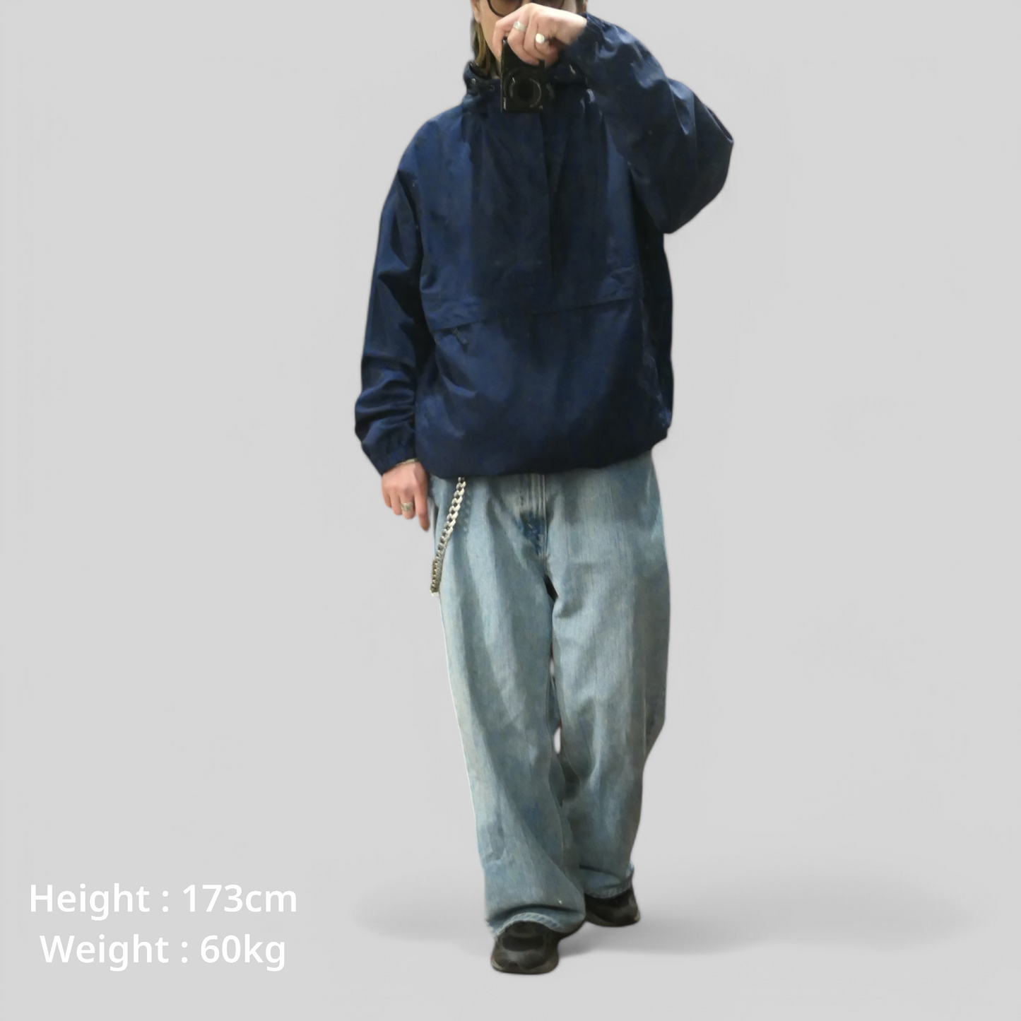 90s-00s L Nylon Anorak Parka -L.L.Bean-