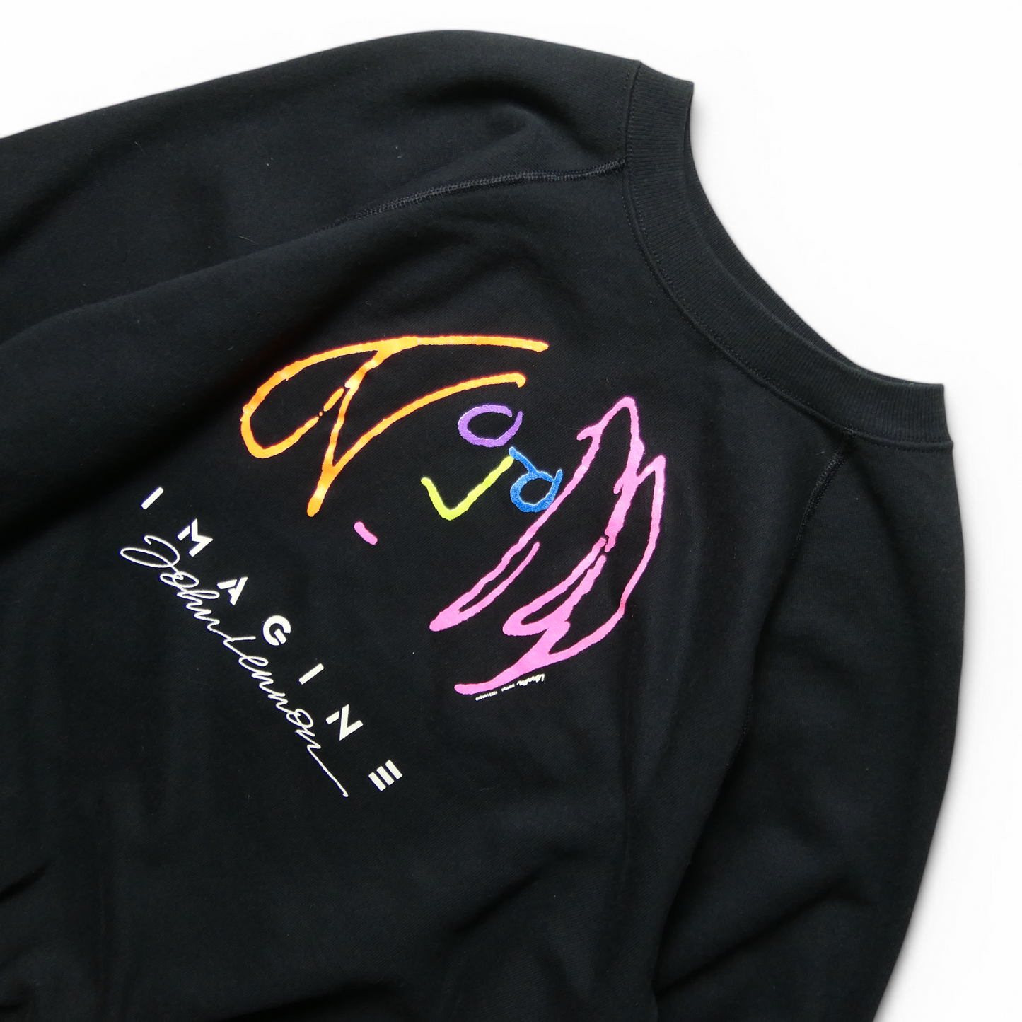 80s XL Artist Sweatshirt "IMAGINE" -John Lennon-