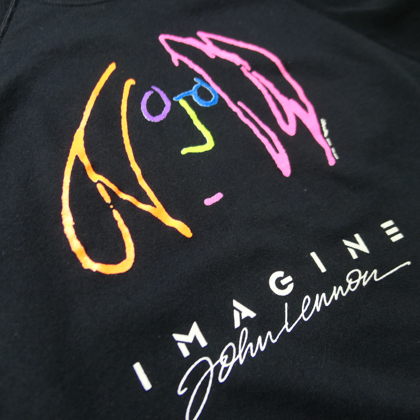 80s XL Artist Sweatshirt "IMAGINE" -John Lennon-