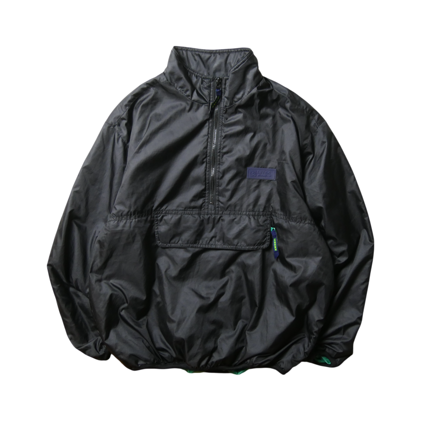 90s L-XL Half Zip Puffer Jacket -EBTEK by EddieBauer-